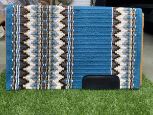 Tapis de selle Mayatex 100 % laine de Nouvelle-Zélande tissé à la main pour spectacle équestre et couverture de contournement en laine mérinos pour l'équitation - Product Image 2