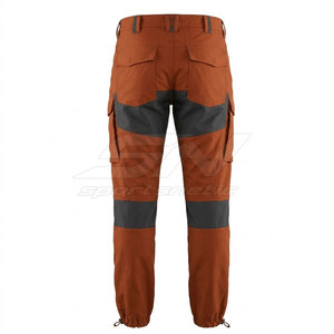 Lightweight Trekking <b>Pants</b> For Men With <b>Cargo</b> Pockets <b>Stretch</b> Fabric Adjustable Cuffs Durable Stitching And Outdoor Comfort - Product Image 2