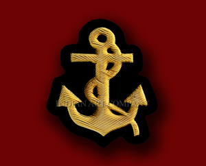 Badges de blazer et accessoires d'uniforme de luxe haut de gamme, brodés à la main avec fil de bullion et perles à coudre - Product Image 2