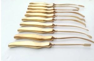 Ensemble de 10 instruments manuels en acier inoxydable de qualité supérieure pour la chirurgie plastique, lifting des sourcils et du visage, certifiés CE ISO - Product Image 6