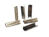 Aglets de lacets en métal personnalisables avec options de gravure et d'impression de motifs - Accessoires pour chaussures