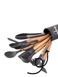 Cuchara de madera de cocina natural personalizada, artesanías de resina con soporte para el mejor color, cuchara de resina de madera superior, espátula - Product Image 4