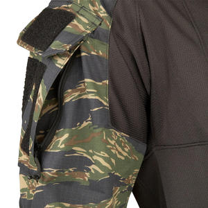 Vêtements de pêche unisexes à manches longues en polyester respirant, anti-UV, anti-humidité, camouflage, avec logo personnalisé, tactiques et ventilés. - Product Image 5