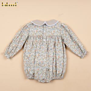 DR4503 - Combinaison bébé à bulles motif fleurs d'automne - Product Image 6