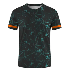 Camiseta de Algodón para Hombre, Ecológica, Personalizable, de Corte Regular, Transpirable, de Alta Calidad, Manga Corta, Precio al por Mayor - Product Image 1