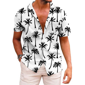 เสื้อเชิ้ตผู้ชายใส่สบายระบายอากาศดีสำหรับฤดูร้อน ลดราคา รับสกรีนโลโก้ เสื้อชายหาดระบายอากาศดี - Product Image 1