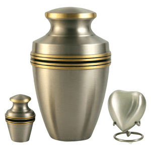 Contemporary adult cremation <b>urn</b> for human ashes <b>large</b> memorial <b>urn</b> sleek design secure lid elegant tribute container - Product Image 4