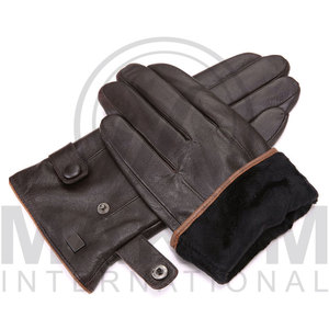 Wholesale Latest High Quality Dressing Gloves for Men Women Cheap Hot Sale Top Quality Casual Wear Fashionable Leather Gloves - Product Image 5