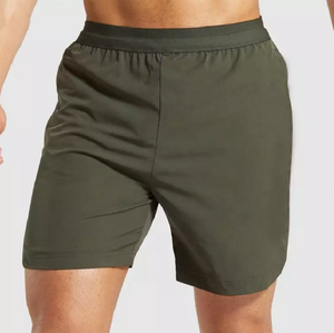 Men's Casual Bermuda Shorts Front Logo 100% Cotton Four-Way <b>Stretch</b> Drawstring Closure Quick Dry Breathable Eco-Friendly Fitness - Product Image 1