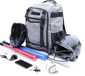 Bolsa de Béisbol Portátil Multifuncional, Mochila de Béisbol y Sóftbol, Bolsa Deportiva Resistente para Exteriores con Soportes para Bate y Casco - Product Image 4