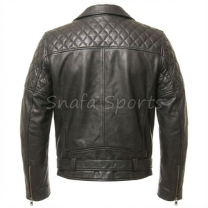 Chaqueta de Cuero para Hombre, Premium, Elegante, Tendencia de Moda de Invierno, Material Genuino Duradero, Estilo Urbano Moderno, Diseño Elegante - Product Image 2