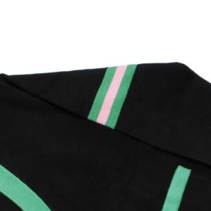 เสื้อคาร์ดิแกนแบบมีตัวอักษรภาษากรีกสำหรับชมรมนักเรียนหญิงและชาย ออกแบบเองได้ตามต้องการ สำหรับผู้หญิง สวมใส่สบาย ผลิตจากผ้าฝ้าย 100% พร้อมโลโก้ด้านหน้า - Product Image 5