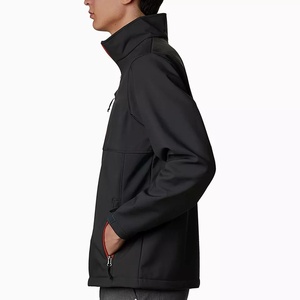 Custom softshell jacket with <b>screen</b> printed logo durable design ideal for outdoor sports corporate teams and branding - Product Image 2