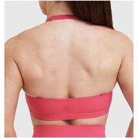 Soutien-gorge de sport personnalisé pour femme, léger, respirant, écologique, à maintien élevé, en Spandex/Nylon, idéal pour le yoga et la gym