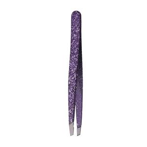 Pince à épiler légère en acier inoxydable de précision SHAHZIK INTERNATIONAL pour poils incarnés, éclats et poils du visage, à pointe inclinée - Product Image 3