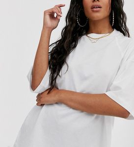 T-shirt de sport pour femme, noir, manches courtes, épaules tombantes, coupe classique, 100% coton, séchage rapide, vêtements décontractés, personnalisable - Product Image 3