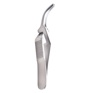 Pince de DeBakey manuelle en acier inoxydable, sans rouille, réutilisable, courbée et droite, pour chirurgie cardiovasculaire, certifiée CE - Product Image 4