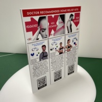 Porte-affiche en carton personnalisé Porte-affiche de comptoir de table Porte-affiche Strut Card Board Signs for Business