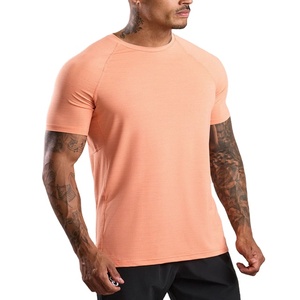 T-shirt d'entraînement d'été à manches courtes en coton 100% écologique, respirant, confortable, de haute qualité et à prix abordable, design uni - Product Image 4