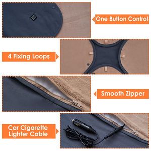 Manta Eléctrica Térmica con 3 Niveles de Calor, Manta de Cuerpo Completo para Uso en Interiores y Exteriores, Lavable a Máquina en 2 Horas - Product Image 5