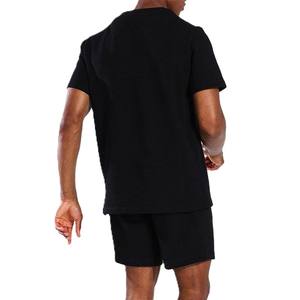 Camiseta Negra Lisa para Hombre 2026, Cuello Redondo Clásico de Algodón, Manga Corta, Estilo Casual Básico para Uso Diario, Cómoda y de Alta Calidad - Product Image 2
