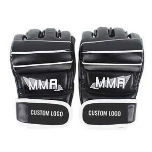 Genuine Leather made MMA <b>Gloves</b> High Quality Padded MMA Sparing Training & Fighting Wear <b>Gloves</b> for Sale in low Price - Product Image 6