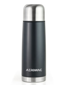 Stainless Steel Vacuum Insulated Black Bullet Thermos Flask Ergonomic Portable Water Bottle Travel <b>Drinkware</b> - Product Image 4