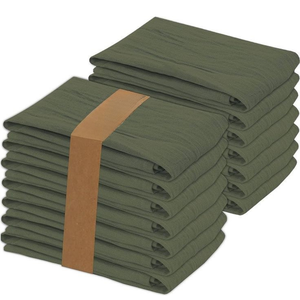 Serviettes de cuisine en coton 100% pour Noël, rouges et vertes, en gros, pour la revente au détail - Product Image 1