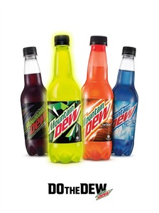 Édition Spéciale Nouvelle Saveur Bouteille Jaune Mountain Dew Boissons Gazeuses Fruitées au Glucose 0.4L Goût Citron Vert Sucré-Aigre Populaire - Product Image 3