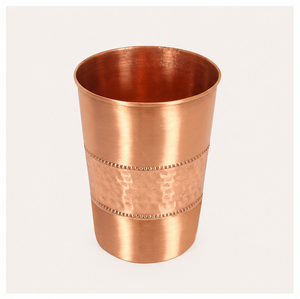 Pure <b>Copper</b> Drinking Glass Handcrafted Hammered <b>Copper</b> Glass for Eco-Friendly Drinkware for Home Office and Gifting - Product Image 1
