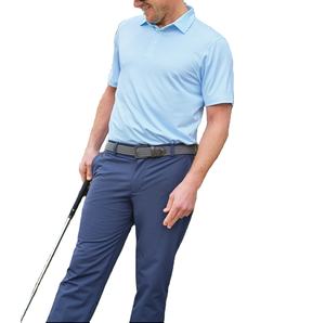 Polo homme slim fit à imprimé floral, polo de golf performant, col plat, manches courtes, meilleur prix de gros - Product Image 3