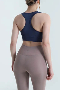 Ever Glow Nouveau design frais Soutien-gorge de sport pour femme Heather Yoga Grande taille Soutien élevé Respirant Fitness Personnalisé Col en U sur le devant Ligne en T - Product Image 6