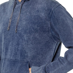 Sweat-shirts thermiques délavés à l'acide de haute qualité, conception OEM, vente en gros 2024, respirants, durables et coupe-vent - Product Image 2