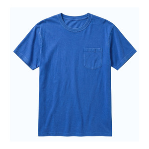 T-shirts pour hommes, coupe classique, tissage frontal, rouge, 100% coton, col rond, manches courtes, formel, écologique, séchage rapide, tissu doux et respirant - Product Image 5