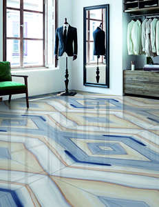 Azulejos de porcelana Bookmatch de 600x1200mm con efecto espejo para paredes, ideales para diseño de interiores de bienes inmuebles comerciales de lujo, venta al por mayor. - Product Image 2