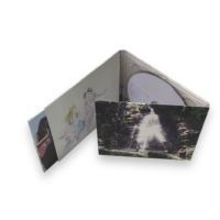 Emballage Digipack CD-R à 6 panneaux avec pochette simple et impression de livret, options personnalisables et impression offset/numérique