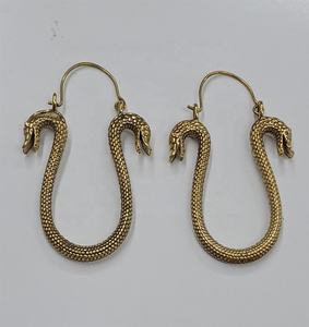 Boucles d'oreilles pendantes ethniques en alliage métallique, style bohème, look magnifique, boucles d'oreilles tendance, style tendance, GC-ER-413, pour femmes, à offrir en cadeau - Product Image 1