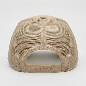 Gorras de béisbol trucker de malla color bronceado, de algodón, con visera, de ajuste flexible, unisex, para hombre y mujer, para exteriores, de moda, para actividades al aire libre, de alta calidad. - Product Image 2