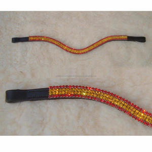 Cuero de caballo de buena calidad con cristal ostentoso, banda decorativa para cejas - Product Image 4