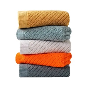Serviettes en coton douces et lisses, vente en gros à bas prix, grammage élevé, ultra absorbantes, séchage rapide, pour la maison et l'hôtel, couleur unie, tissage éponge - Product Image 6