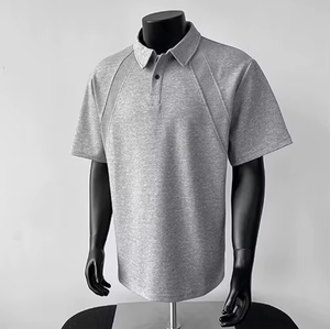 Camisa Polo Oxford de Algodón para Hombre, Manga Corta, Color Sólido, Cierre de Botones, Estilo Casual, Transpirable, Tejido, Largo Regular, OEM - Product Image 5