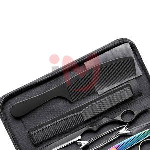 IMANS ENTERPRISES Kit de Barbería Profesional Personalizado de Acero Inoxidable de Color, Set de Peluquería Personal de Alta Calidad con Herramientas Personalizadas - Product Image 2