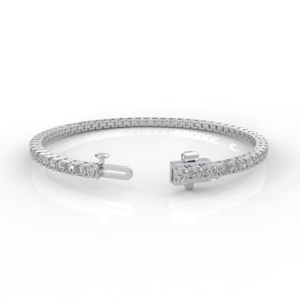 Pulsera de Plata 925 con Diamantes de Laboratorio para Mujer, Certificación IGI, RJC, ODM, OEM, Fabricante de Joyería Fina Ética, Venta al por Mayor BR1272-BR70005 - Product Image 3