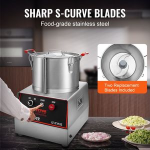 750W 7 Quart Bowl Food Processor Machine 750W Food-Grade Stainless Steel <b>Vegetable</b> <b>Chopper</b> with 2 Extra S-Curve for Home Use - Product Image 5