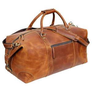 Best Manufacturing Travel Use Leather Cowhide Duffle <b>Bag</b> Solid Material Leather Cowhide Duffle <b>Bag</b> For Sale - Product Image 3