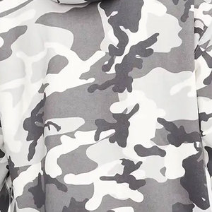 Men's Camouflage Hooded <b>Sweatshirt</b> Regular Fit French Terry 100% Polyester Breathable Casual Autumn Wear - Product Image 5