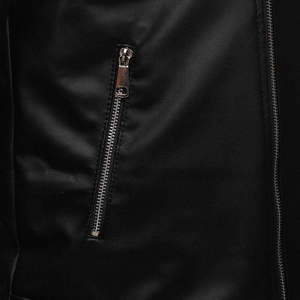 Chaqueta de Cuero para Hombre, Suave y Duradera, Impermeable y Transpirable, con Logotipo Frontal, Estilo Urbano, Moda de Invierno - Product Image 6