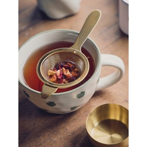 Stainless Steel Tea Strainer Fine Mesh Gold Colander For Loose Leaf Tea Brewing Kitchen Tool - Product Image 3
