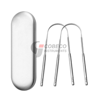 Raspador de Lengua Recomendado por Enfermeras, Acero Inoxidable, Importancia de la Higiene Clínica, Cuidado del Paciente