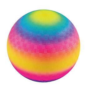 Pelota de Playa para Niños, Pelota de Fútbol de Arcoíris de 8 Pulgadas, No Tóxica y Rebotante - Product Image 1